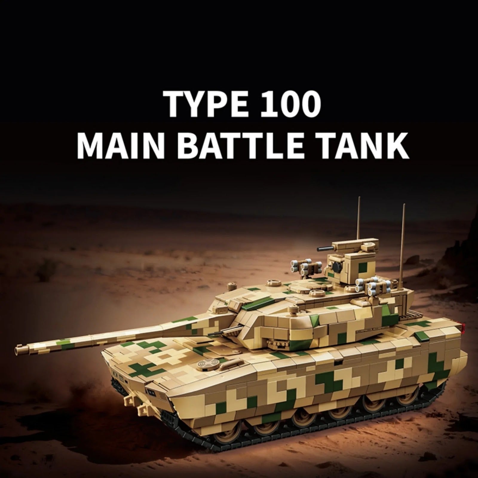 97033 - Type 100 Battle Tank - vue 3 | Power Blockz