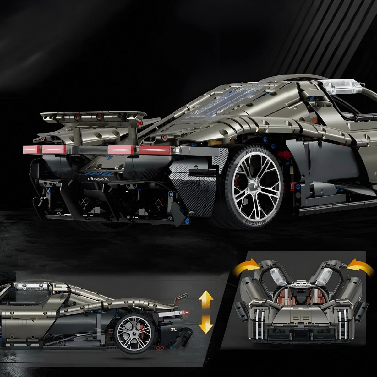 Guly 10626 - Static Version - Mission X Hypercar Concept - vue 10 | Power Blockz