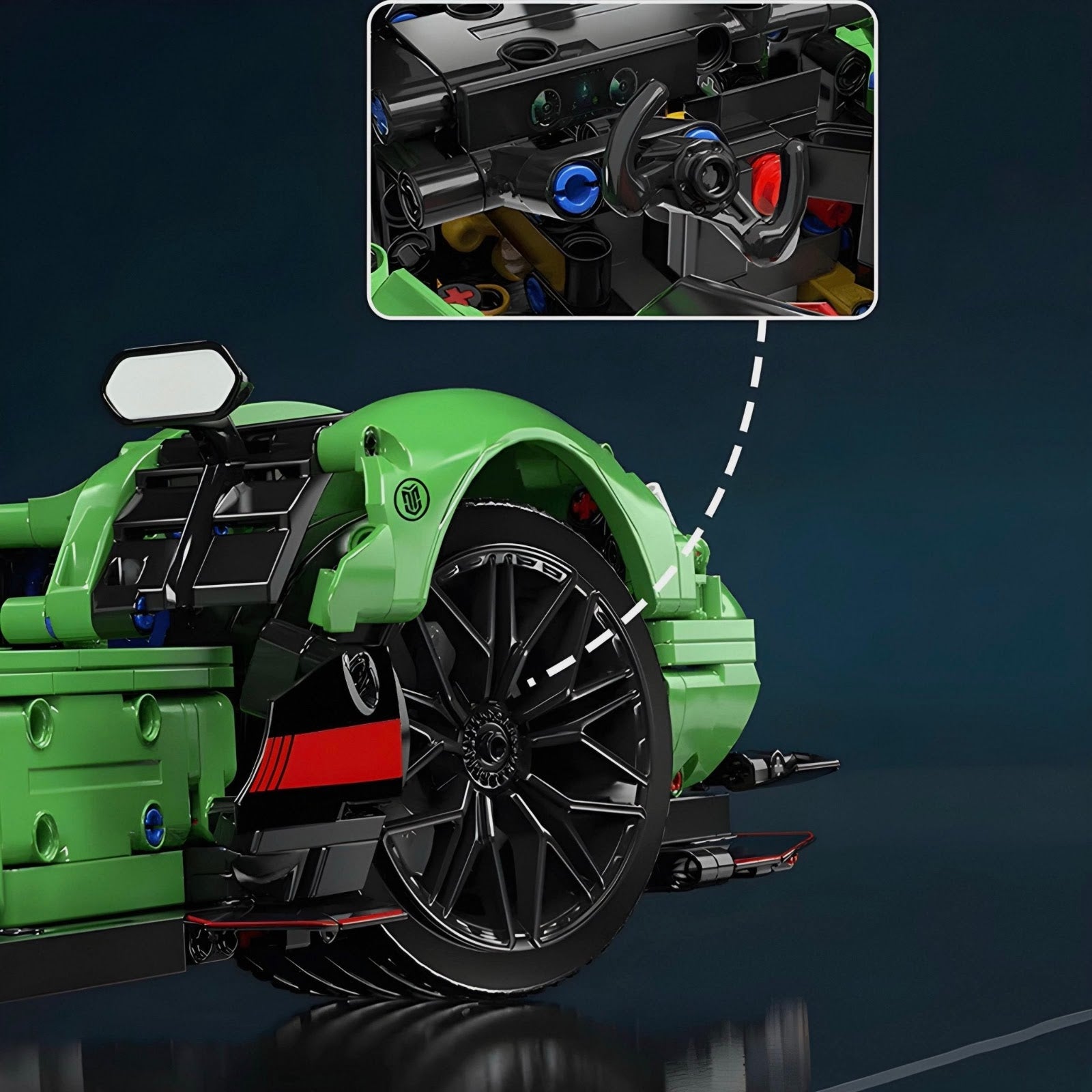 MOYU MY88029 - Static Version - Endurance SC63 Prototype Hypercar - vue 3 | Power Blockz
