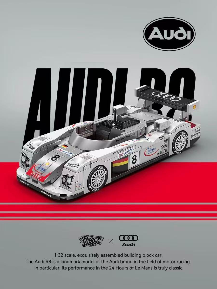 Power Build PB8813 - Le Mans Prototype V8 Racer - vue 9 | Power Blockz