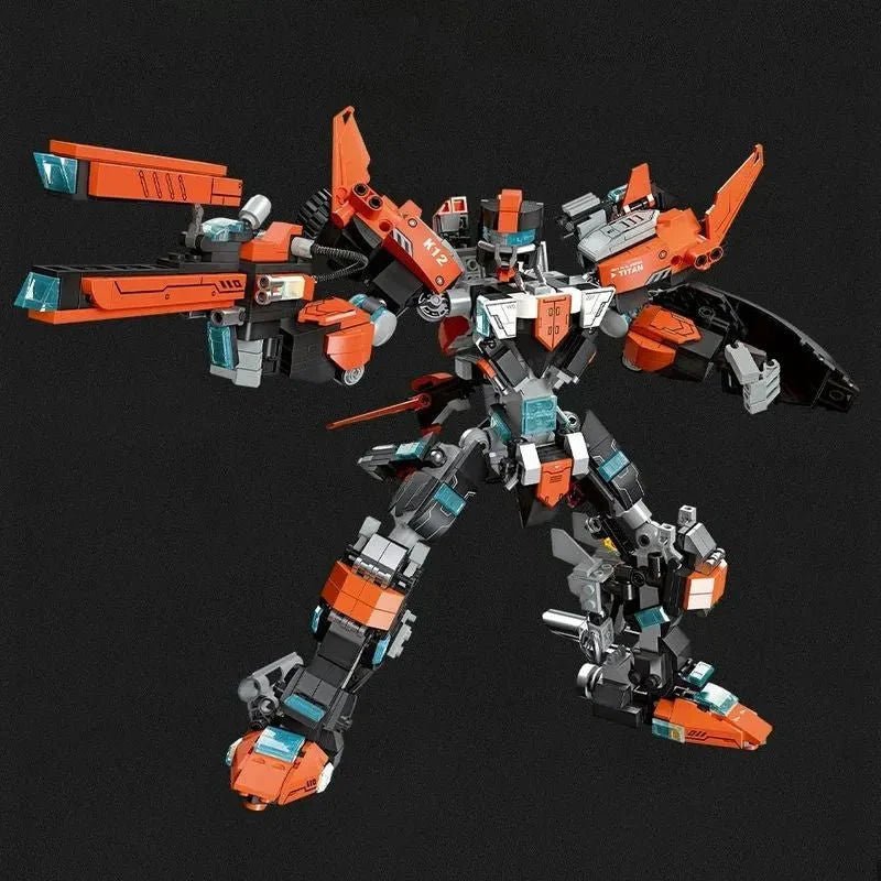 Transformer Titan Knight Mecha Robot Warrior | 996pcs - Transformer Titan Knight Mecha Robot Warrior - vue 2 | Power Blockz
