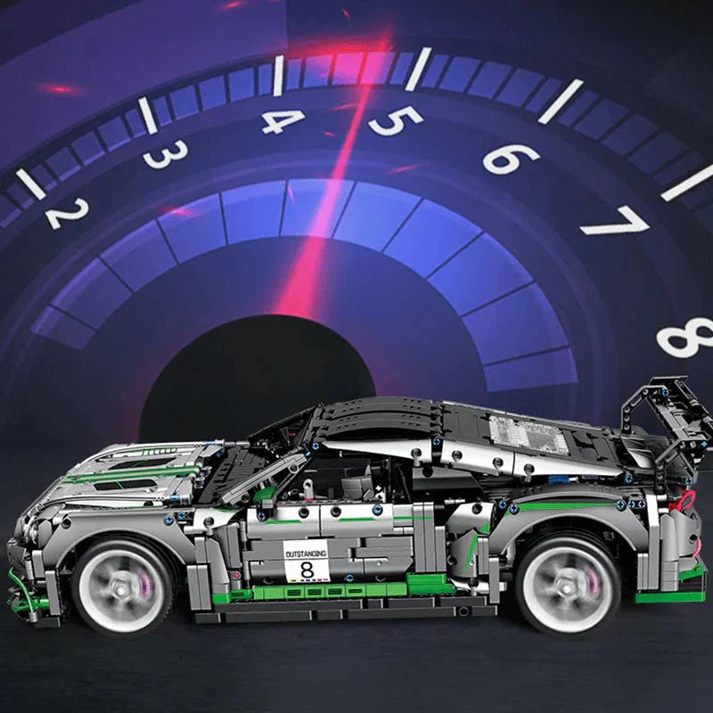 Sembo 701138 - Static Version - GT3 Continental Endurance Racer - vue 7 | Power Blockz