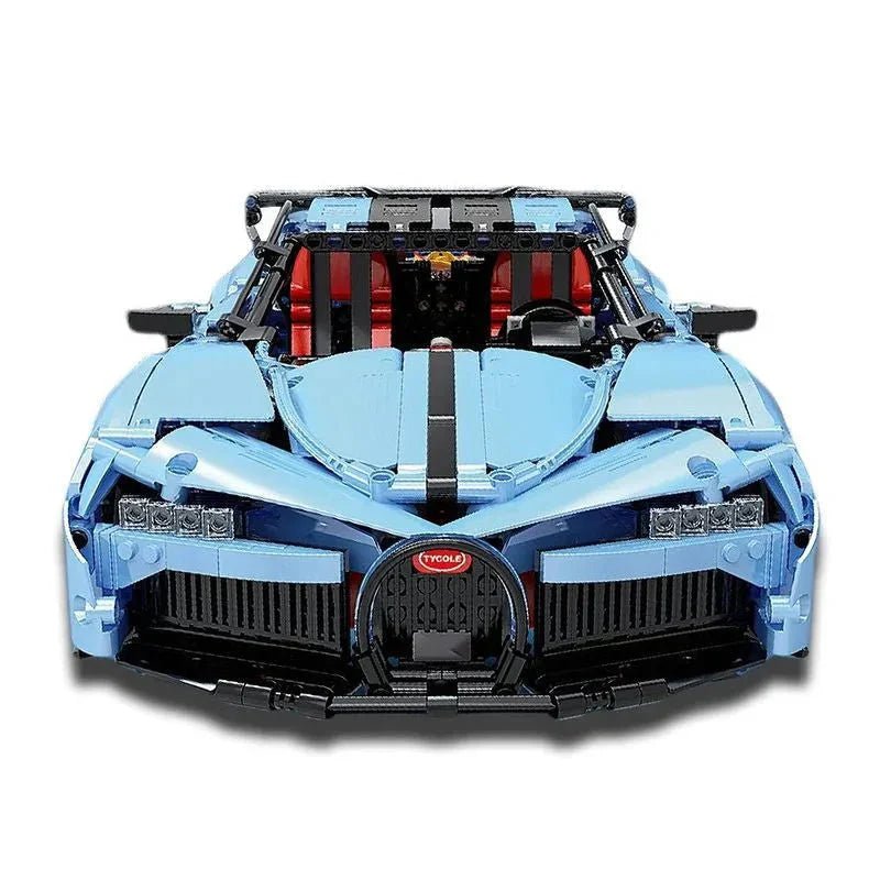 TGL T5027 - Blue - Blue Quad-Turbo W16 Hyper GT - vue 3 | Power Blockz