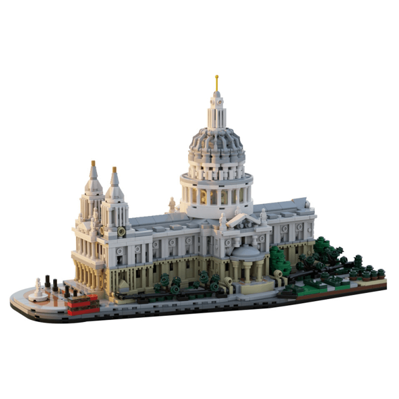 Gobricks MOC 186434 - Saint Pauls Cathedral 1:800 | Power Blockz