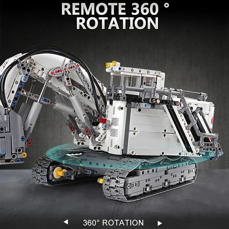 Mould King 17077 - RC Heavy-Duty Wheel Loader - vue 3 | Power Blockz