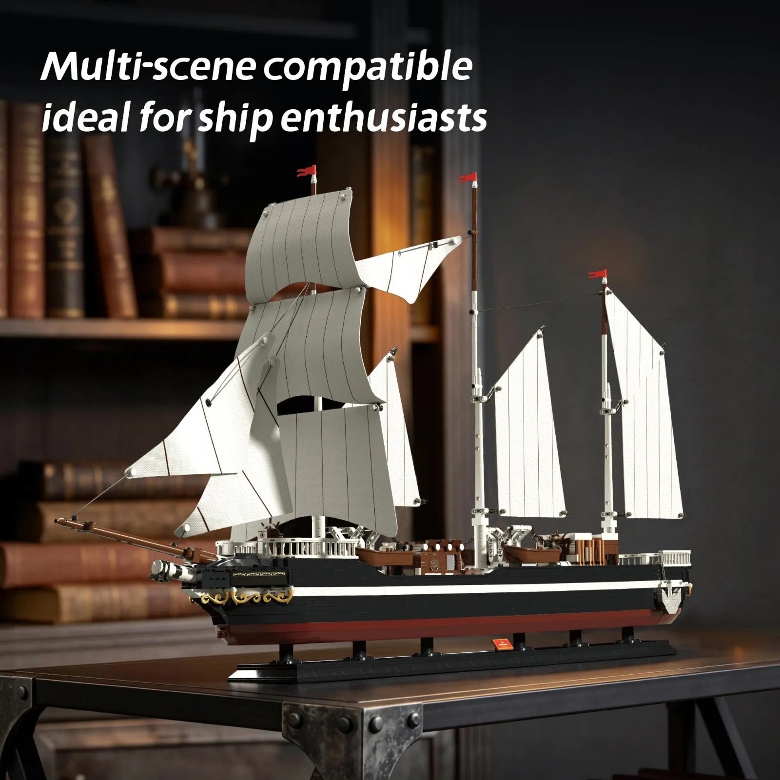 Xbert 66186 - Clipper Stad Amsterdam Sailboat - vue 6 | Power Blockz