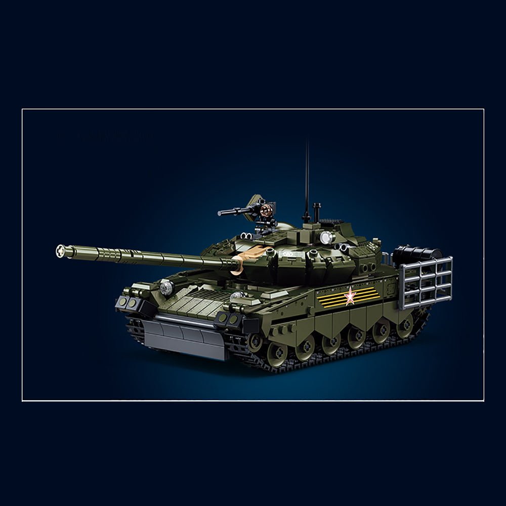 Sluban M38-B1178 - M38-B1178 T-80BVMS Main Battle Tank - vue 4 | Power Blockz