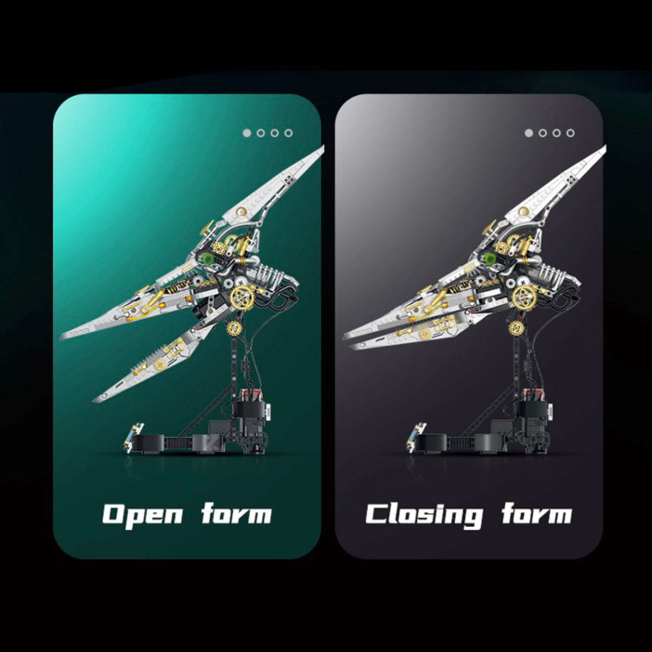 Xinzhuan XZ0007 - Cyber Pterosaurs Head - vue 7 | Power Blockz