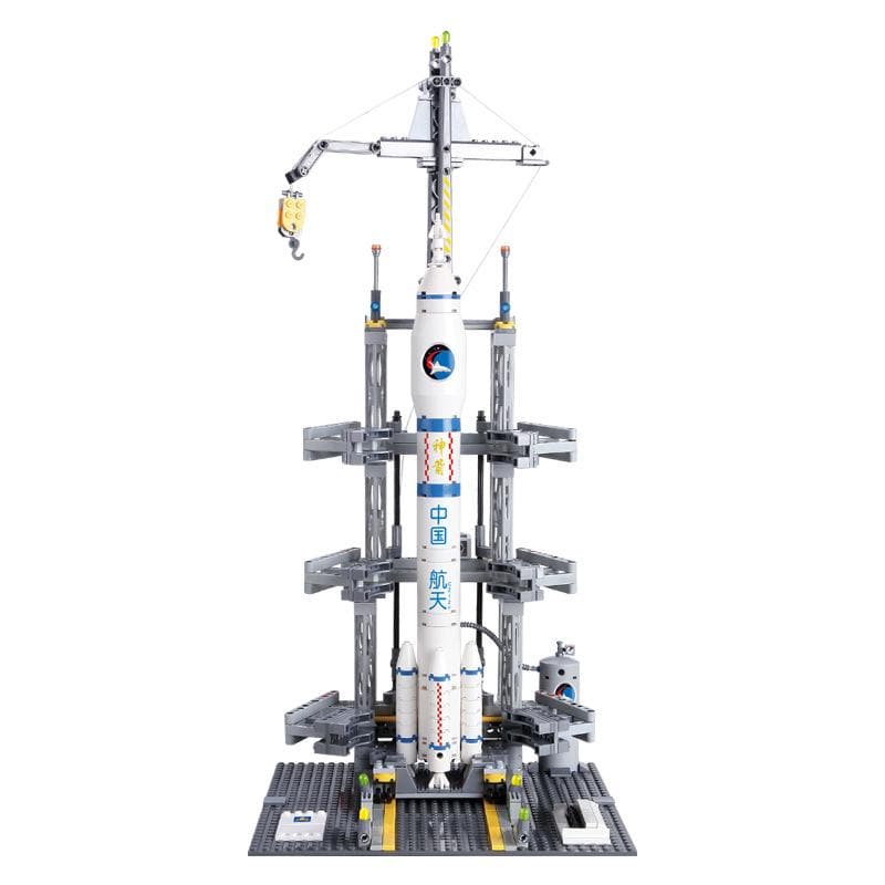 Kazi Ky 83001 - CZ-2F Space Rocket Launch Station - vue 2 | Power Blockz