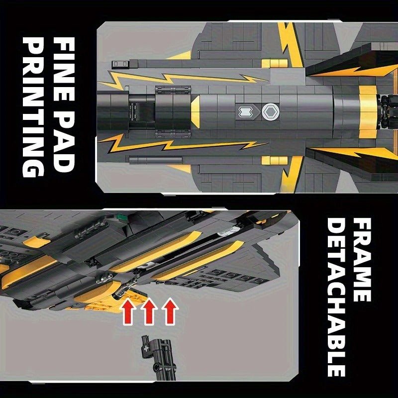 Sluban M38-B1361 - F35B Lightning II - vue 5 | Power Blockz