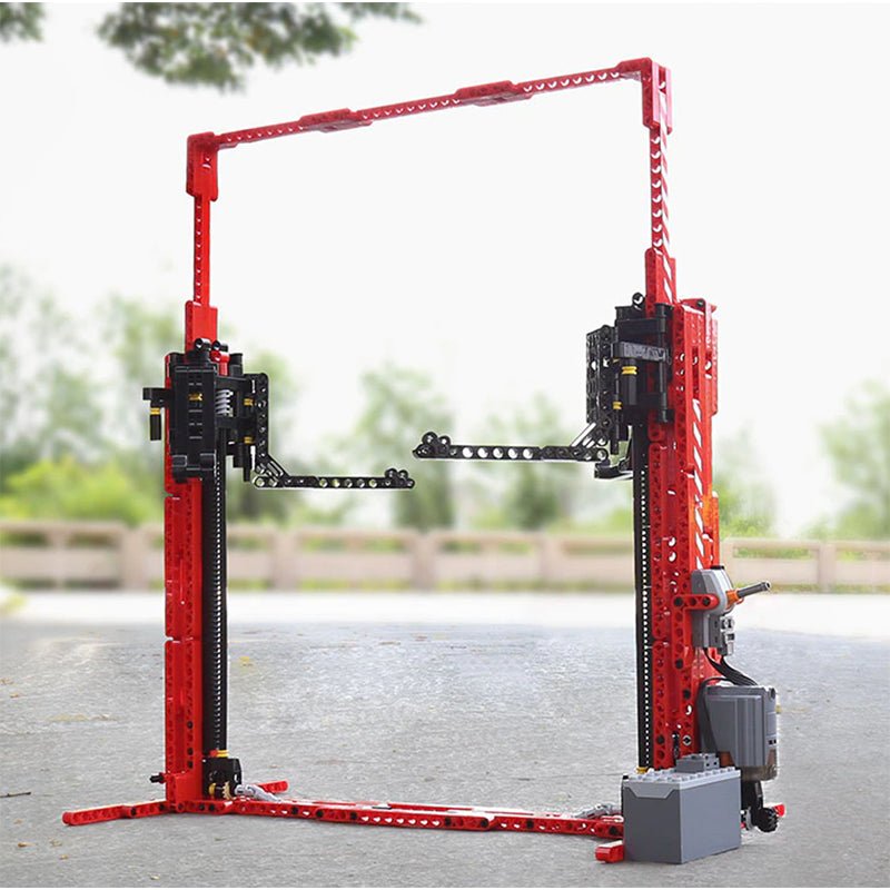Mould King 13053 - Electric Car Lift - vue 2 | Power Blockz