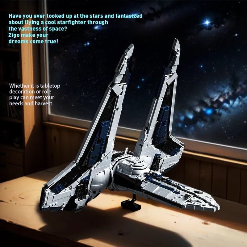 BaKa 33918 - Interstellar Starfighter - vue 4 | Power Blockz