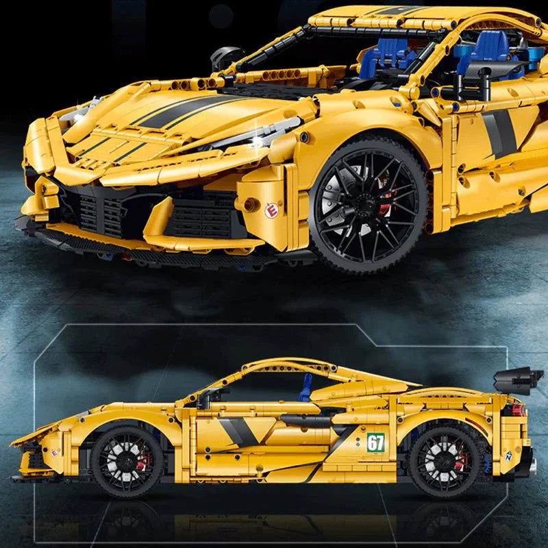 Guly 10622 - Static - Mid-Engine American Supercar - vue 7 | Power Blockz