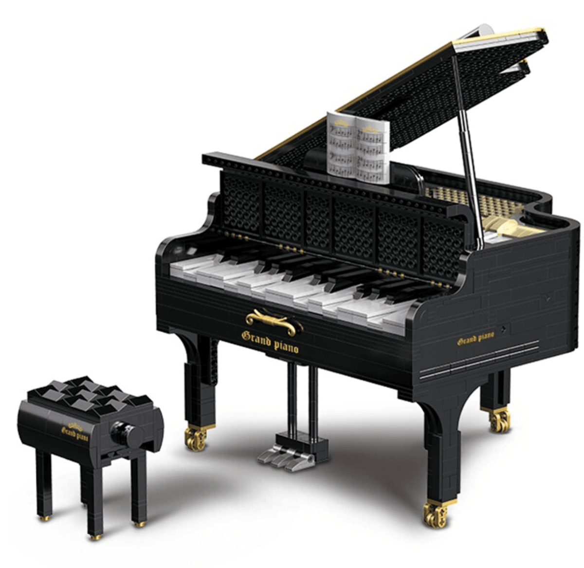 Happy Build xqgq-01 - Self Playing Grand Piano - vue 13 | Power Blockz