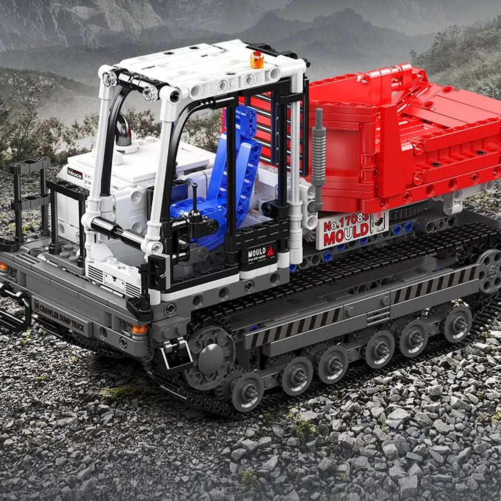 Mould King 17083 - Tracked Dumper Hauler - vue 2 | Power Blockz