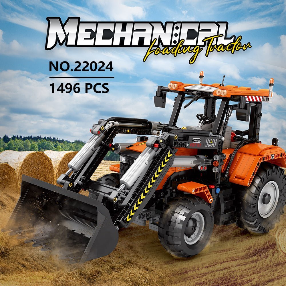 Reobrix 22024 - Remote Controlled Loading Tractor - vue 7 | Power Blockz