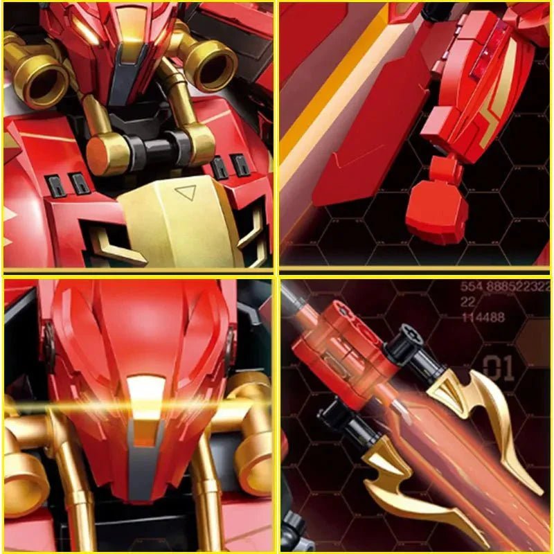 Movie Halberd Athena Transforming Mecha Robot Bricks Toy | 511pcs - Movie Halberd Athena Transforming Mecha Robot Bricks Toy - vue 7 | Power Blockz