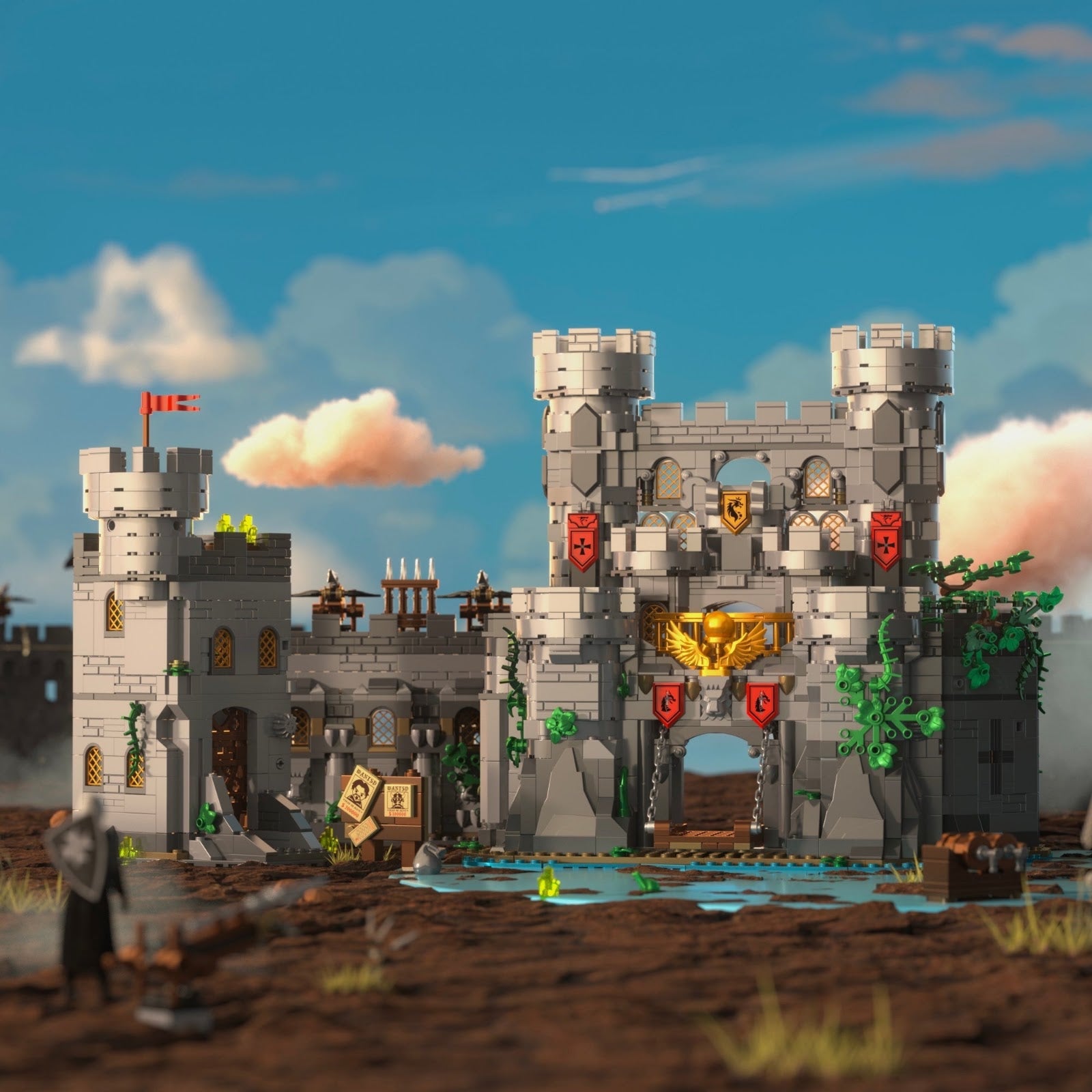 Holy Sword Castle - vue 2 | Power Blockz