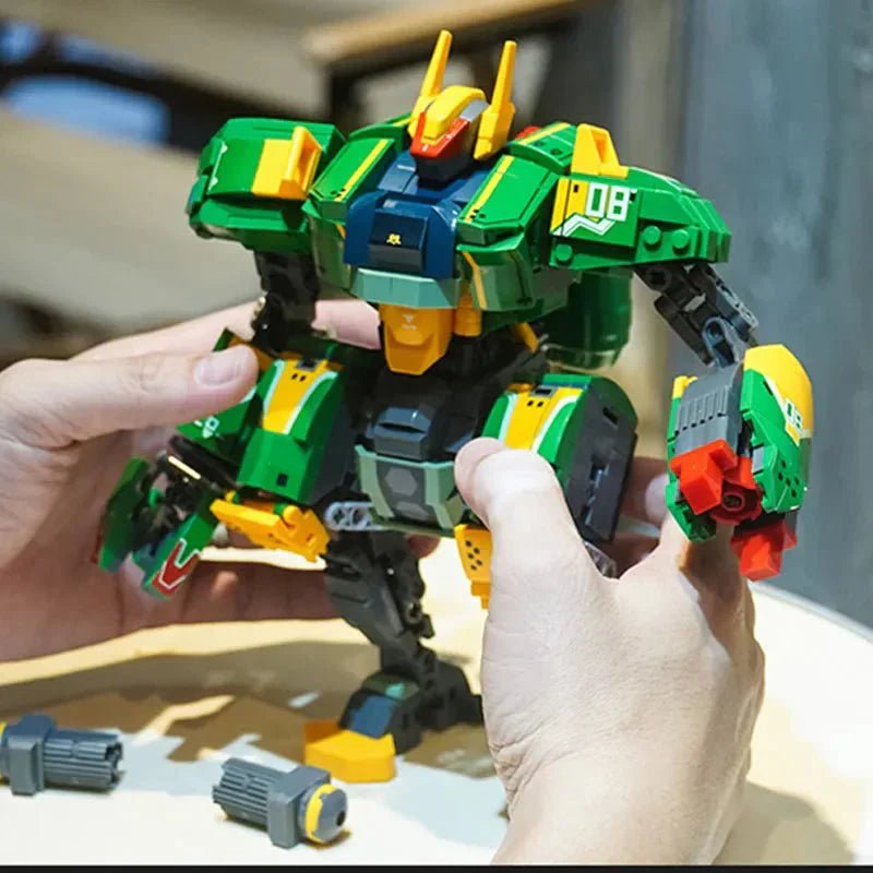 Bad Luck Beam Mecha Robot Warrior | 660pcs - Bad Luck Beam Mecha Robot Warrior - vue 6 | Power Blockz