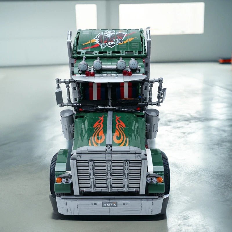 Jiestar JJ9069 - Classic 379 American Truck - vue 10 | Power Blockz