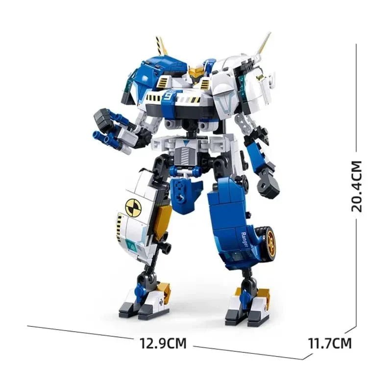 Transformer Safety Pioneer Mecha Warrior Bricks Toy | 524pcs - Transformer Safety Pioneer Mecha Warrior Bricks Toy - vue 6 | Power Blockz