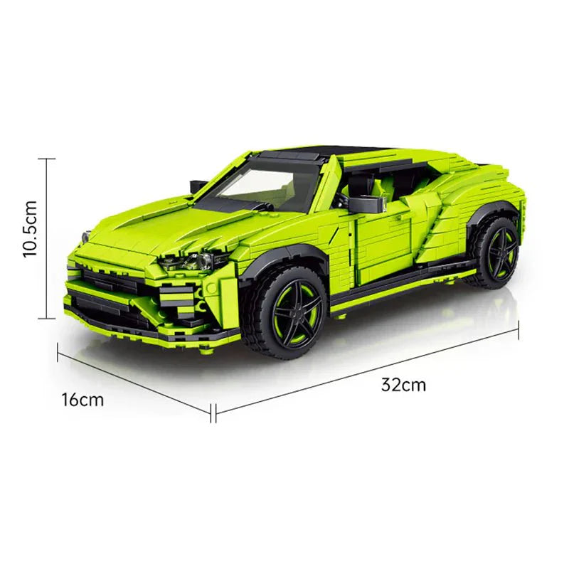 Mould King 10019 - Twin-Turbo Italian SUV - vue 9 | Power Blockz