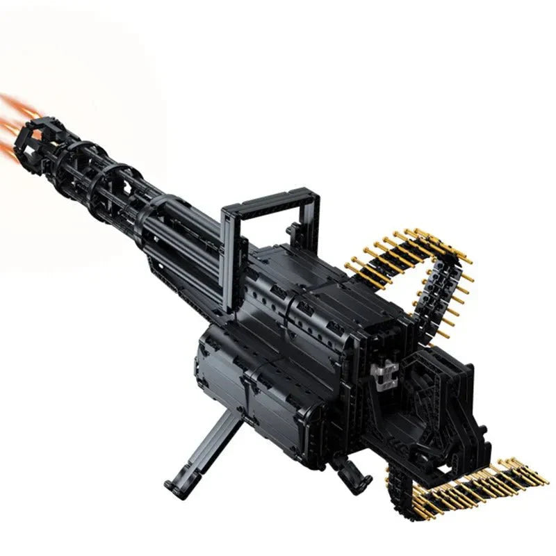 Qizhile 86001 - Motorized Military Gatling Cannon | Power Blockz