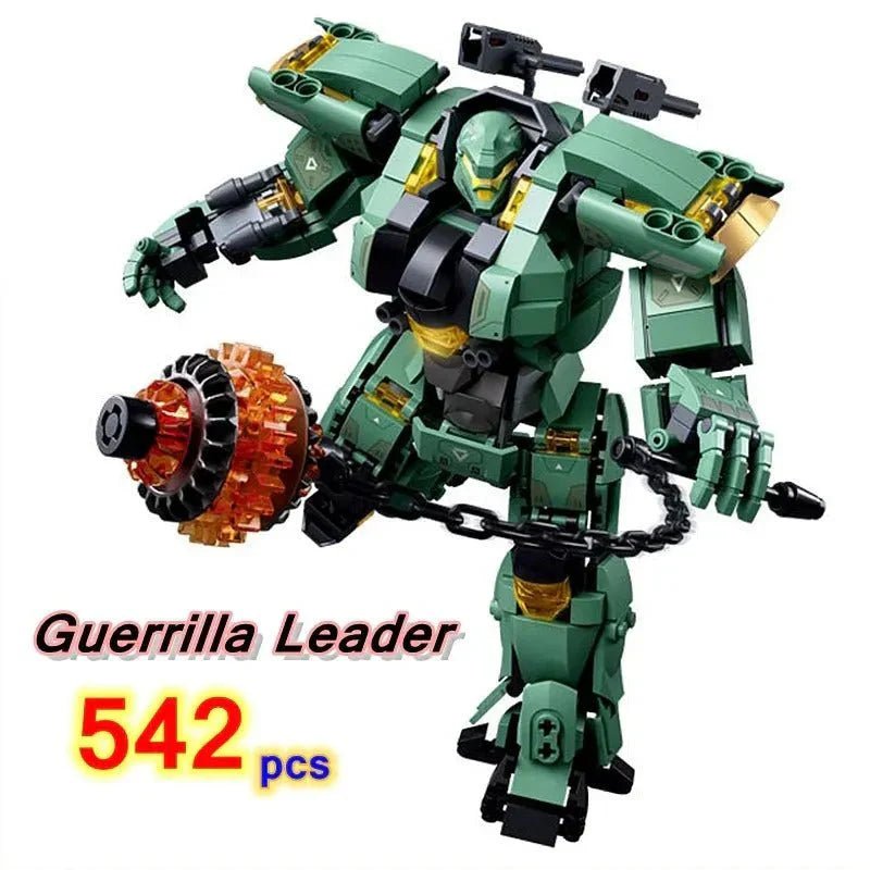 Transforming Mecha Robot Warrior Leader Bricks Toy | 542pcs - Transforming Mecha Robot Warrior Leader Bricks Toy - vue 9 | Power Blockz