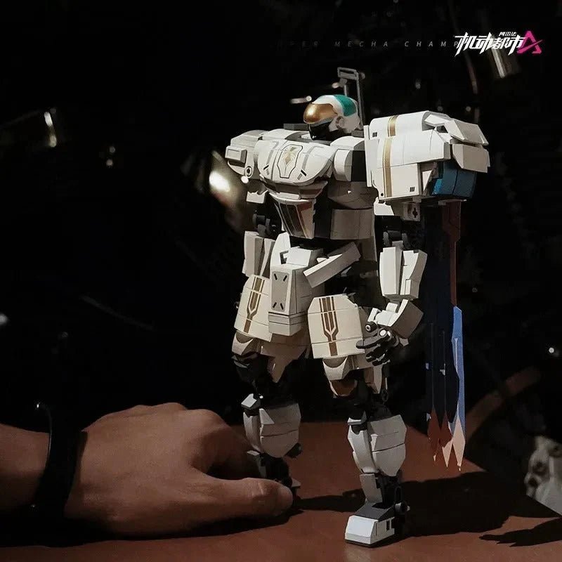 Transformed Super Mecha Arthur Robot Warrior Bricks Toy | 660pcs - Transformed Super Mecha Arthur Robot Warrior Bricks Toy - vue 11 | Power Blockz