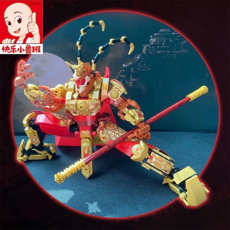 Transformers Monkey King Warrior Mecha | 615pcs - Transformers Monkey King Warrior Mecha - vue 4 | Power Blockz