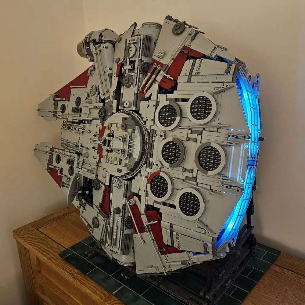 KBOX K10521 - Galaxy Freighter Ultimate with Lighting - vue 5 | Power Blockz