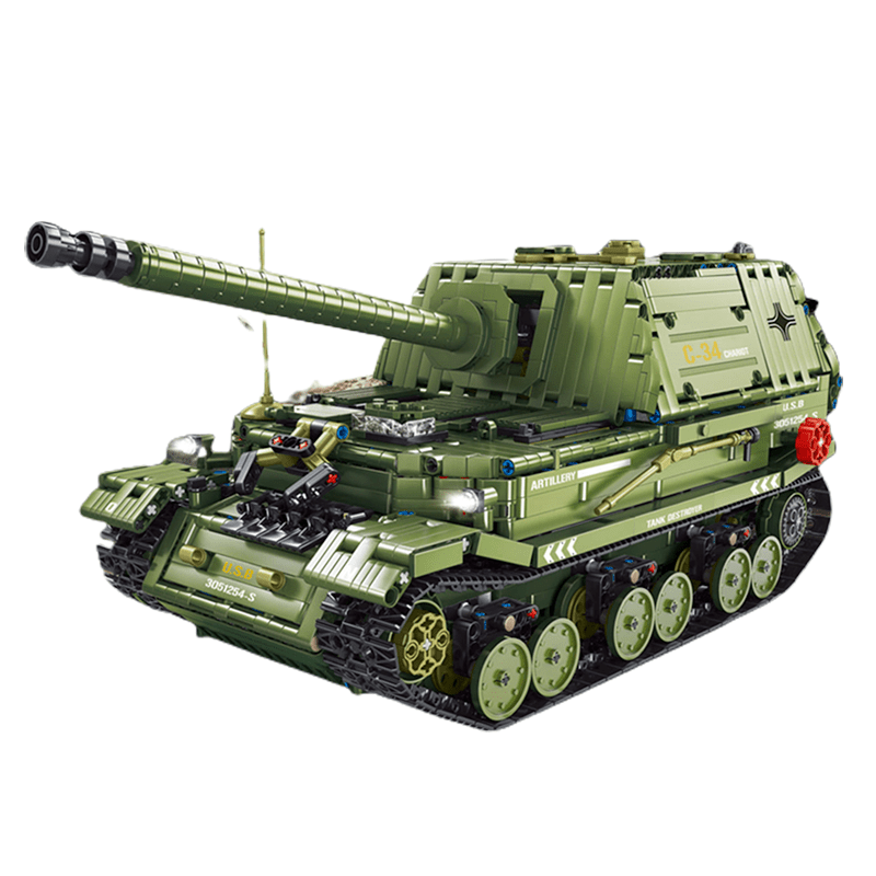TGL T4012 - Remote Controlled Ferdid Tank Destroyer | Power Blockz