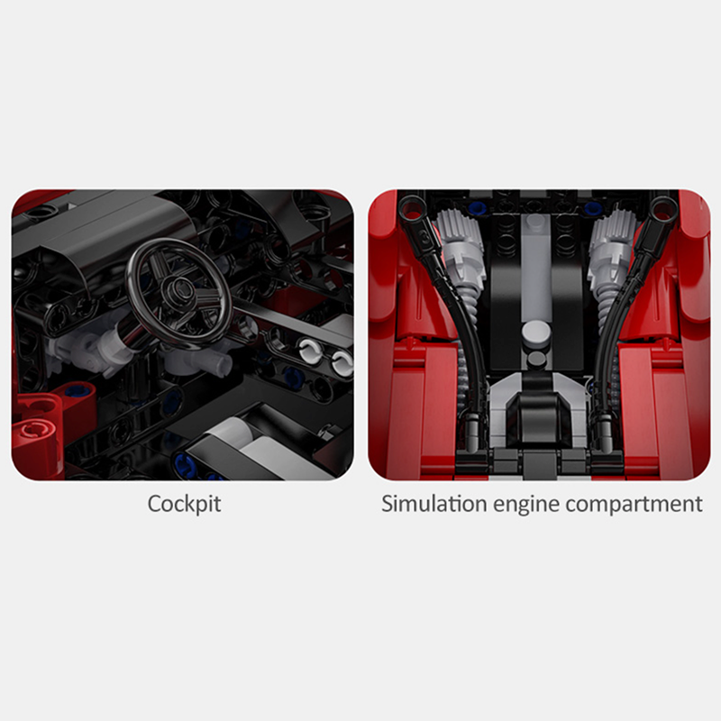 C61049 PF - Italian 488 Remote Control - vue 7 | Power Blockz