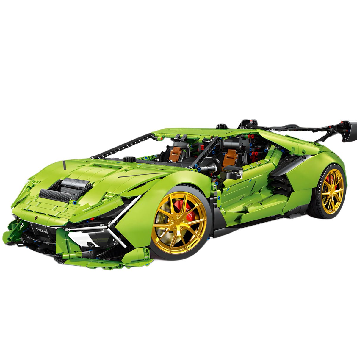 TGL T5046 - Static Version - Italian V12 SVJ Hypercar Green | Power Blockz