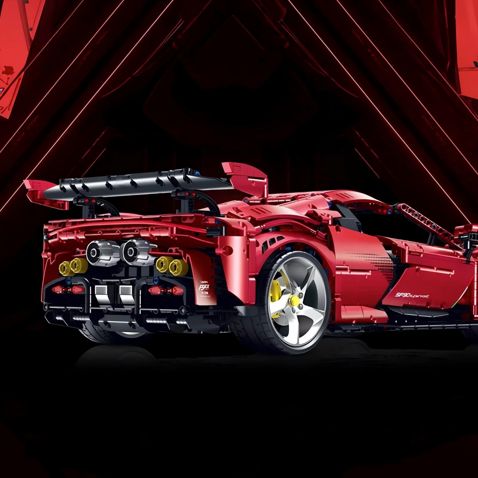 Guly 10623 - Static Version - SF90 XX Stradale Supercar Spider - vue 4 | Power Blockz