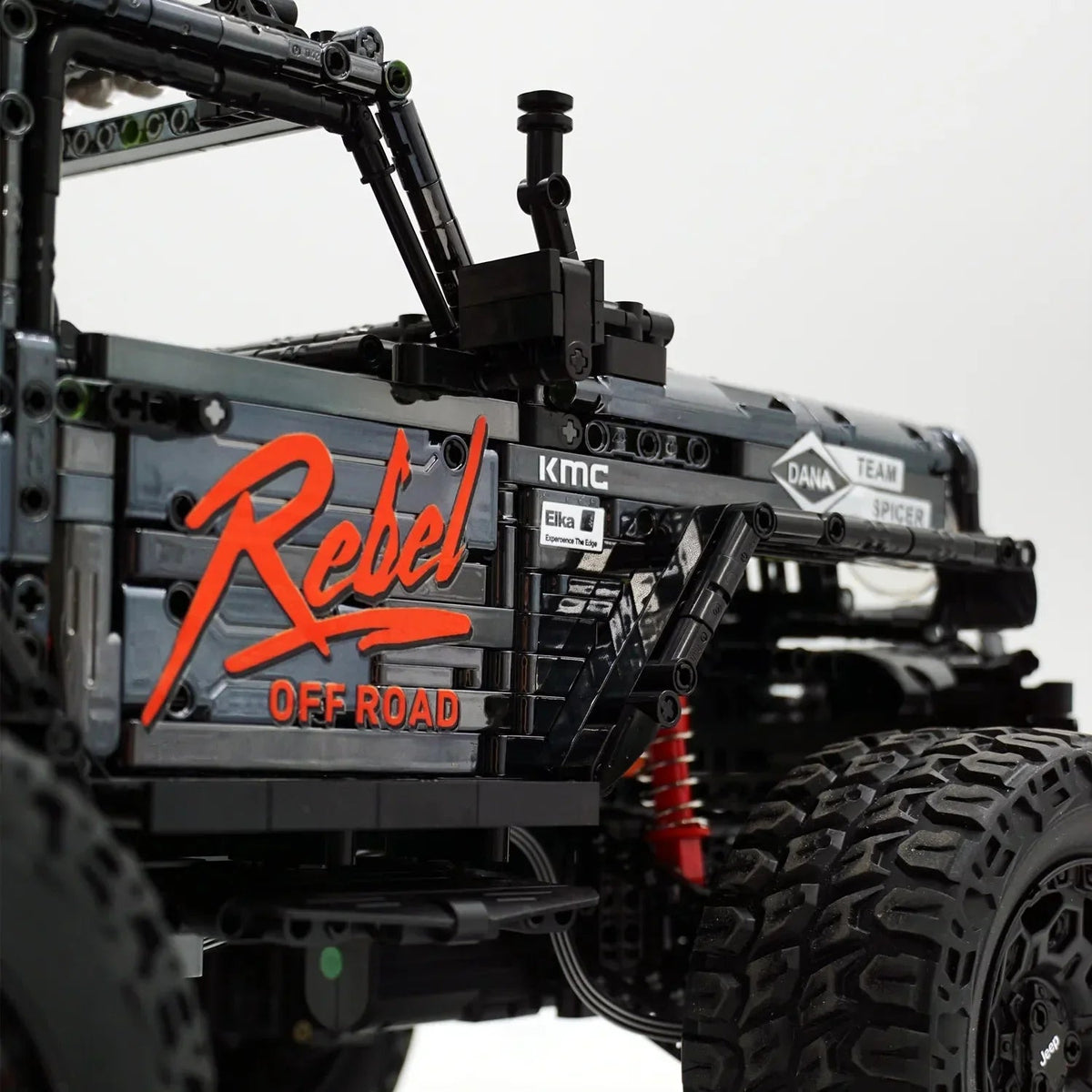 Hybrid Off-Road SUV – Trail Edition | 2545pcs - Black - Hybrid Off-Road SUV – Trail Edition - vue 10 | Power Blockz