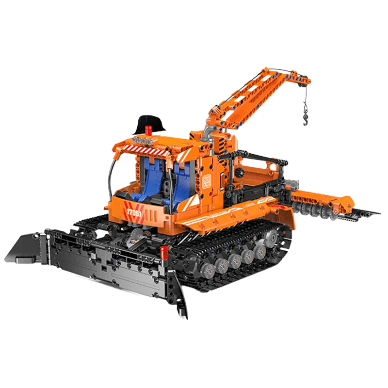 Mould King 17051 - Motorized Snowplow Truck | Power Blockz