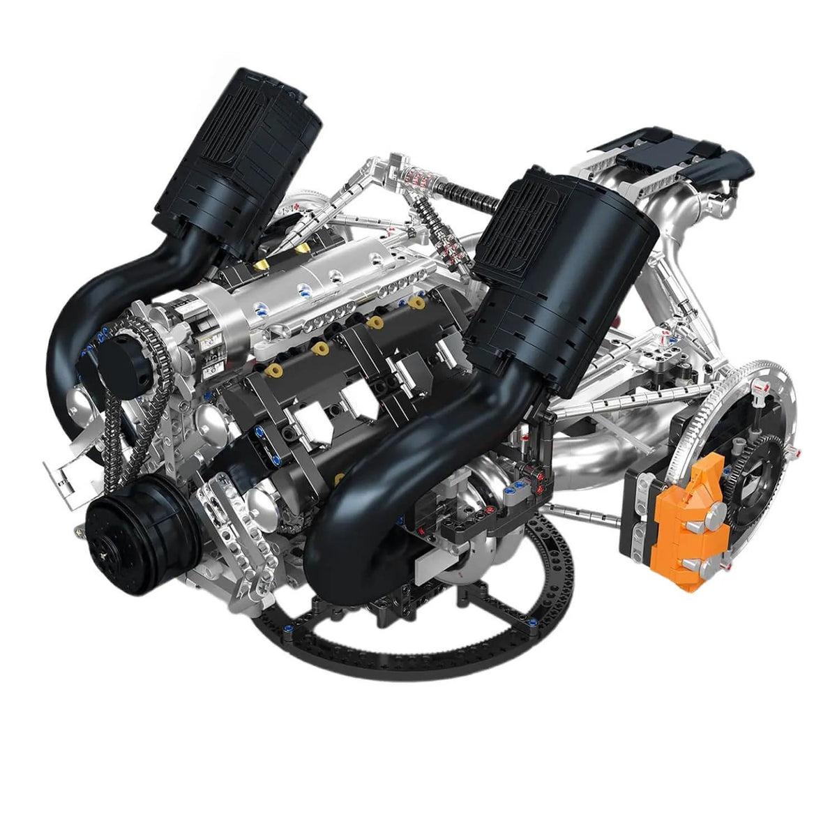 Mould King 10248 - Functional 5L V8 Engine & Powertrain | Power Blockz