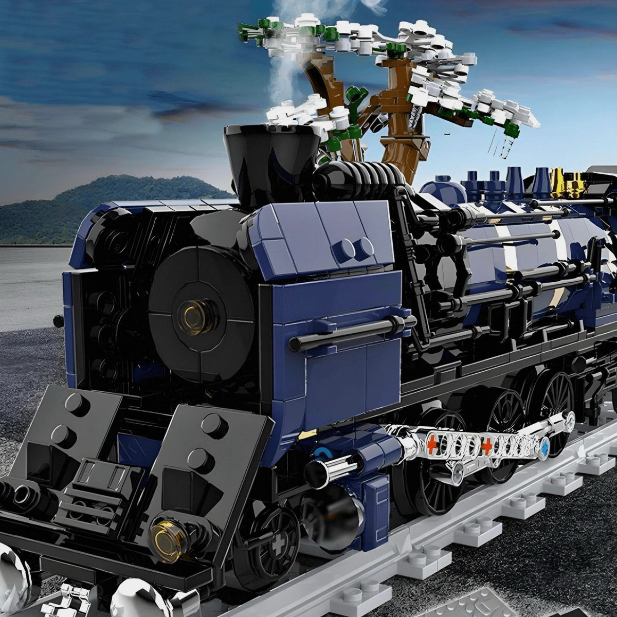 DK 80018 - Oriental Steam Train - vue 2 | Power Blockz