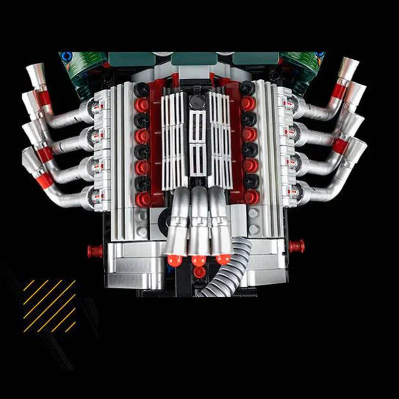 KBOX K10509 - Static Version - Classic Hot Rod Coupe - vue 3 | Power Blockz