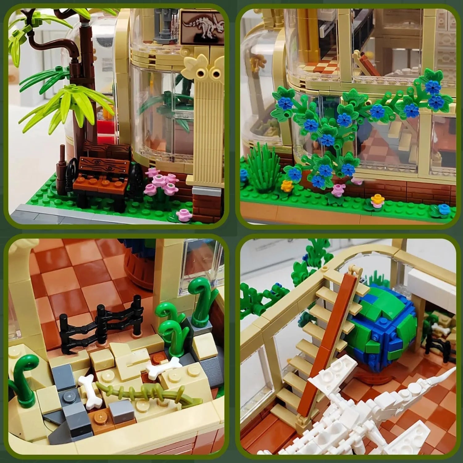 Zhegao 613000 - Natural History Dino Museum - vue 3 | Power Blockz