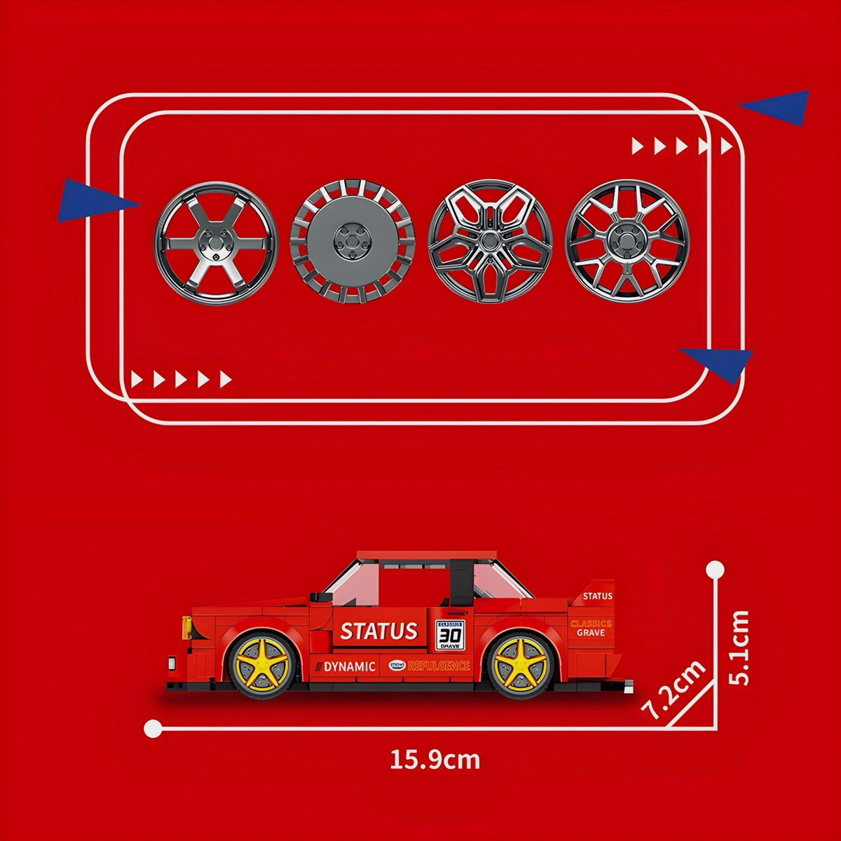 KMS JD066 - Rally Spec E30 - vue 4 | Power Blockz