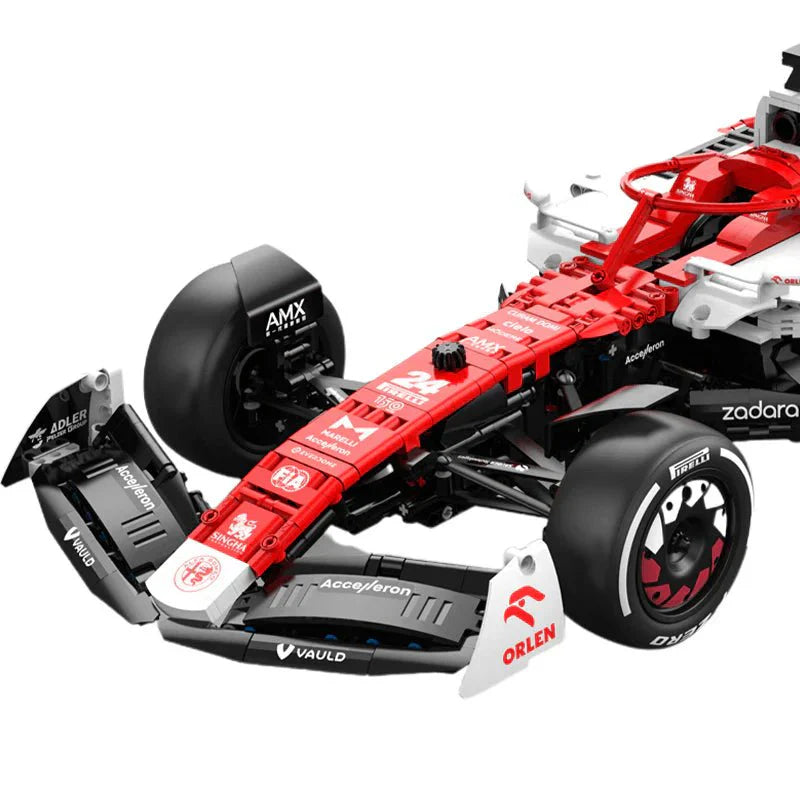 Rastar 94400 - Static Version - Official 2022 Alfa Romeo F1 - vue 20 | Power Blockz