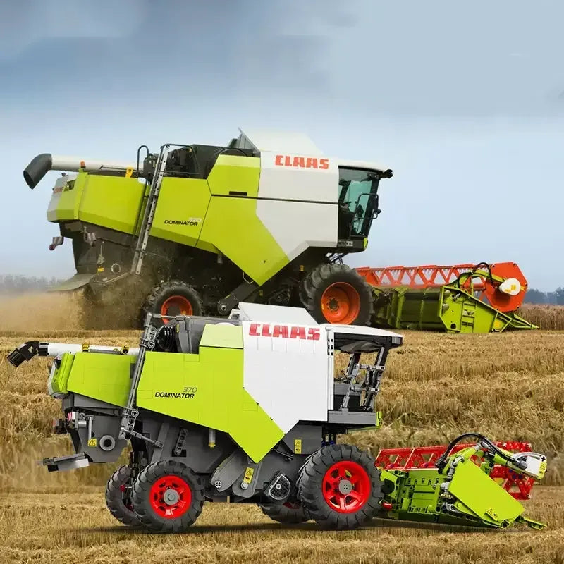 CaDa C61508W - Claas Dominator 370 Harvester - vue 7 | Power Blockz