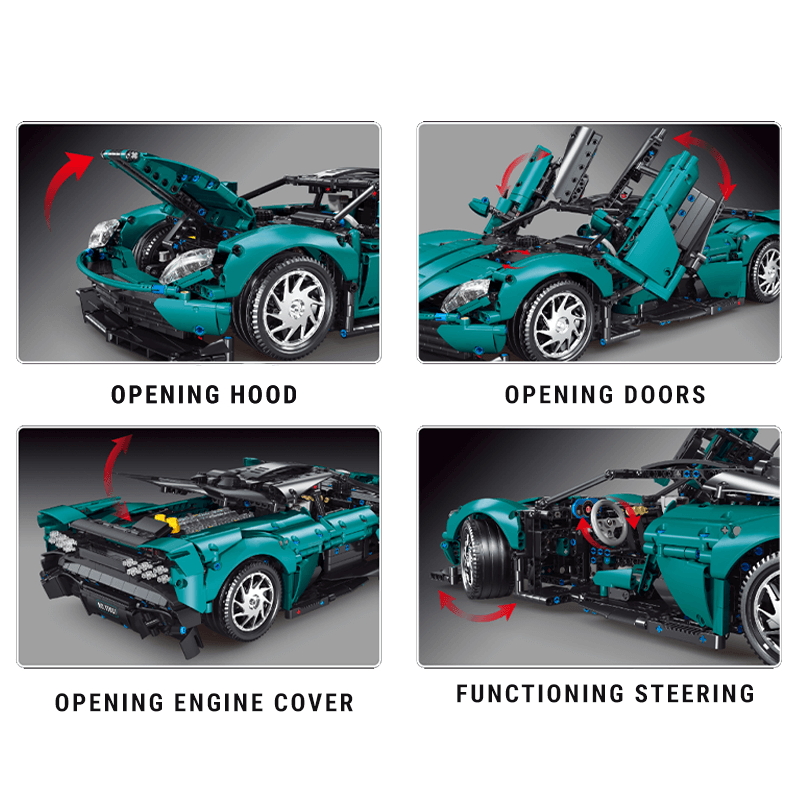 TGL 5030 - British Valhalla Hypercar Remote Control - vue 3 | Power Blockz