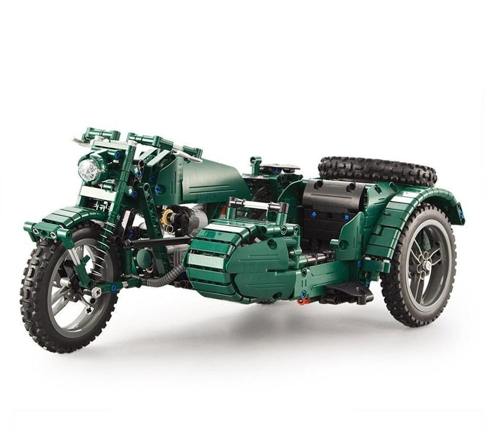 CaDa C51021W - WWII Military Motorcycle | Power Blockz