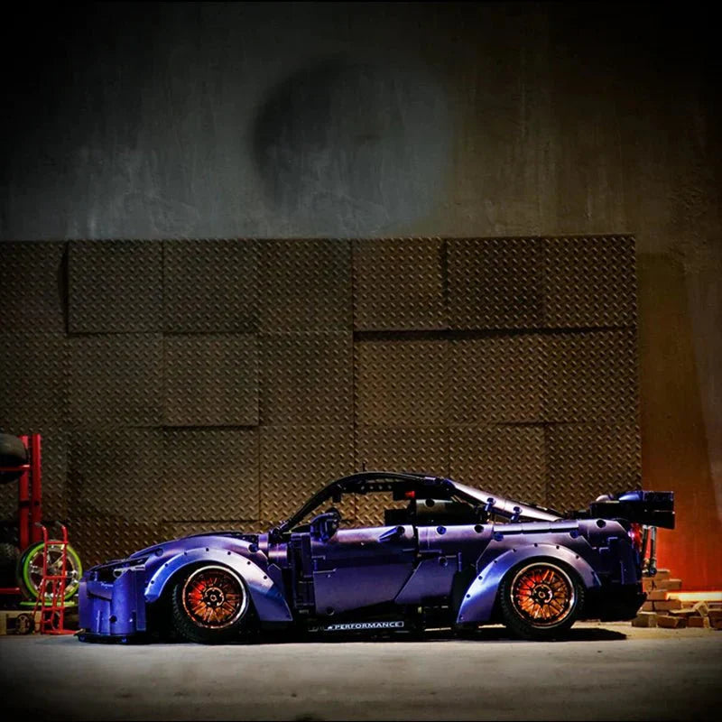 KBOX 10221 - Static Version - Stanced R35 GTR Godzilla Twin-Turbo - vue 8 | Power Blockz
