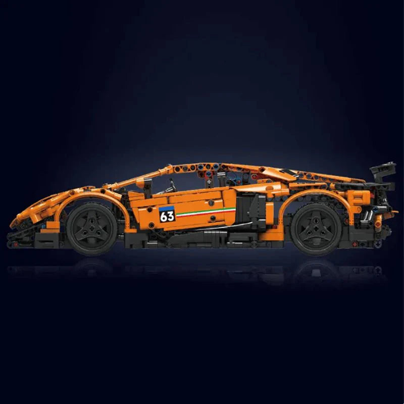 Mould King 13177 - V12 Track Edition Supercar - vue 4 | Power Blockz