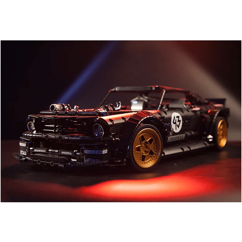 Mould King 13108 - Static Version - Drift V8 Fastback - vue 11 | Power Blockz