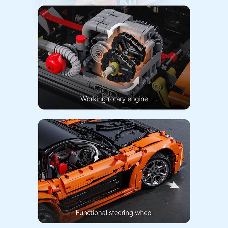 CaDa C61502W - Mazda RX-7 VeilSide Fortune - vue 4 | Power Blockz